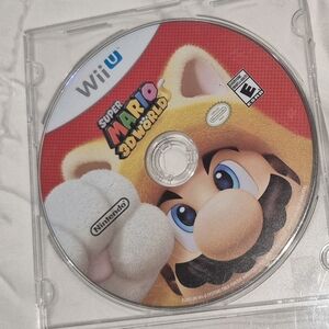 Nintendo Super Mario 3D World Disc for Wii U - Red and Yellow